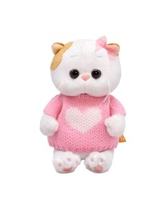 Мягкая игрушка Кошечка Ли-Ли Baby в свитере с сердцем / LB-134 Budi basa