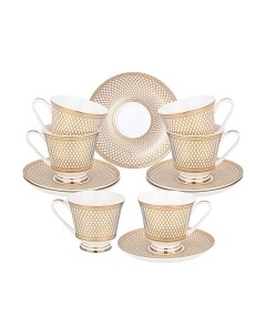 Набор для чая/кофе Lefard Золотая сетка / 770-231