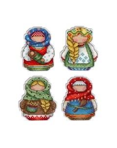 Набор для вышивания Русские обереги. Магниты / Р-338М М.п.студия
