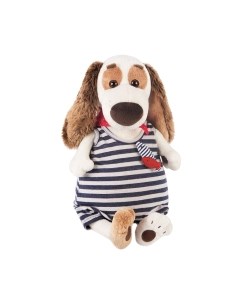 Мягкая игрушка Бартоломей в комбинезоне в полоску / Bart27-005 Budi basa