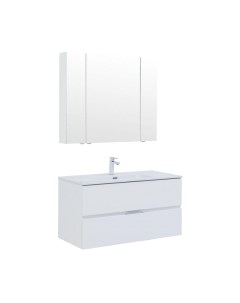 Комплект мебели для ванной Aquanet Алвита new 100 / 274205