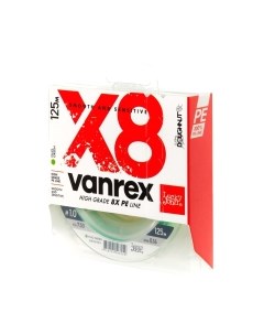 Леска плетеная Lucky John Vanrex x8 Braid Fluo Green 125/016 / LJ4118-016 Lucky john
