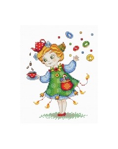 Набор для вышивания Праздничный чай / М-147м М.п.студия