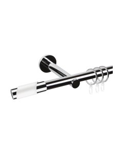 Карниз для штор АС ФОРОС Dance D19Г + наконечники Париж белый Ас форос