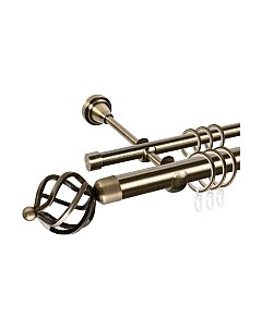 Карниз для штор Grace D25Г/16Г + наконечники Булава Ас форос