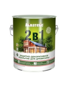 Защитно-декоративный состав Акватекс 2в1