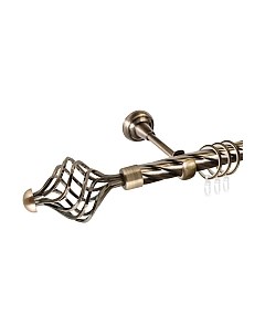 Карниз для штор АС ФОРОС Grace D25К + наконечники Ажур 245 Ас форос