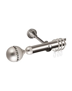 Карниз для штор АС ФОРОС Grace D25Г составной + наконечники Кортеза Ас форос