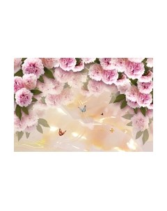 Фотообои листовые Vimala Арка из пионов