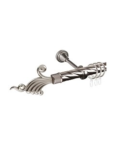 Карниз для штор АС ФОРОС Grace D25К + наконечники Фантазия Ас форос