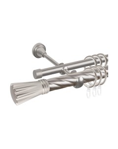 Карниз для штор АС ФОРОС Grace D25К/16Г + наконечники Буэнос Ас форос