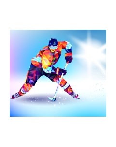 Фотообои листовые Vimala Хоккеист 5