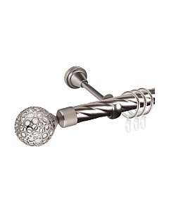 Карниз для штор АС ФОРОС Grace D25К составной + наконечники Метеор Ас форос