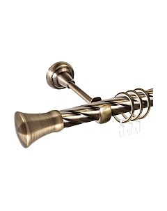 Карниз для штор АС ФОРОС Grace D25К составной + наконечники Монако Ас форос