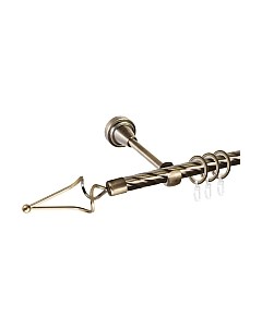 Карниз для штор АС ФОРОС Grace D16К + наконечники Волна Ас форос