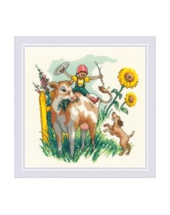 Набор для вышивания Лето в деревне / 1828 Риолис