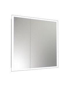 Шкаф с зеркалом для ванной Континент Reflex Led 80x80