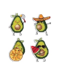 Набор для вышивания Авокадо. Магниты / Р-826М М.п.студия