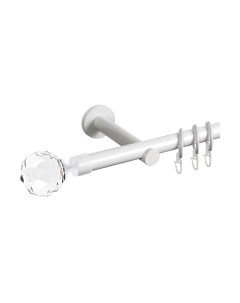 Карниз для штор АС ФОРОС Dance D19Г + наконечники Кристалл Ас форос