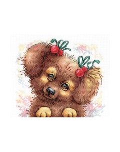 Набор для вышивания Пушистая красавица / А-014М М.п.студия