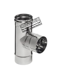 Тройник для дымохода 90° Ф125 / f4705 Ferrum