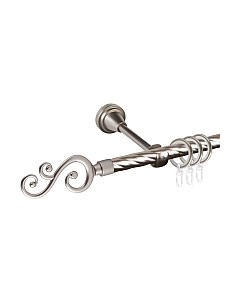 Карниз для штор АС ФОРОС Grace D16K + наконечники Лоза Ас форос