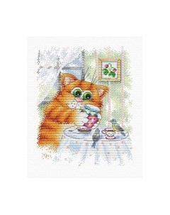 Набор для вышивания Утреннее чаепитие / М-360М М.п.студия