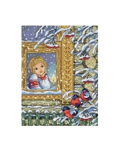 Набор для вышивания Зимний вечер / М-124м М.п.студия