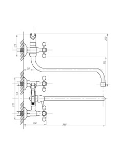 Смеситель ПСМ-165-К89 Профсан