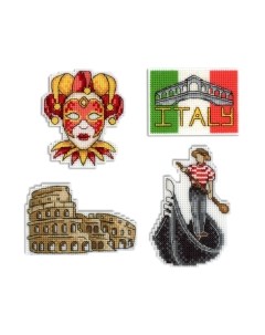 Набор для вышивания Италия. Магниты / Р-309М М.п.студия