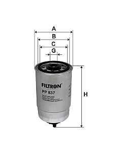 Топливный фильтр Filtron PP837