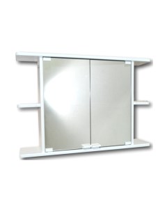 Шкаф с зеркалом для ванной Гамма 11м