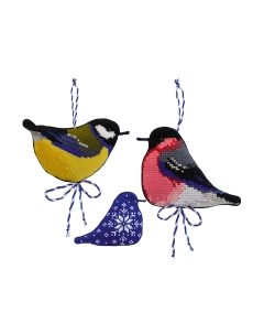 Набор для вышивания Зимние птички / 1742 Риолис