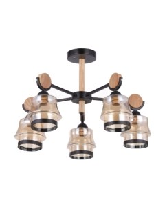 Потолочный светильник Mirastyle WX-8008/5 BK+BWD