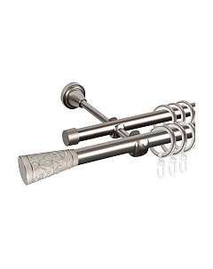 Карниз для штор АС ФОРОС Grace D16Г/16Г + наконечники Севилья Ас форос