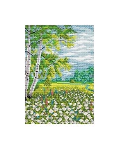 Набор для вышивания Хоровод ромашек / М-019м М.п.студия