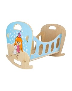 Аксессуар для пупса Woody Кроватка-качалка. Звёздочка / 02741