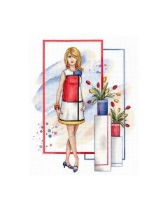 Набор для вышивания Красотка Лорен / НВ-727М М.п.студия