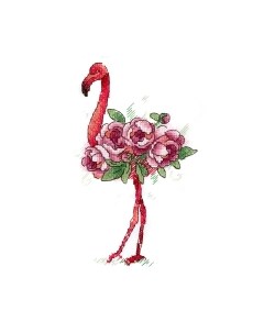 Набор для вышивания Фламинго / В-254М М.п.студия