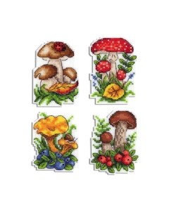 Набор для вышивания Грибное лукошко / Р-486М М.п.студия