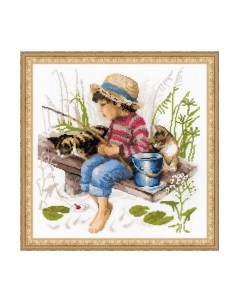 Набор для вышивания Ловись рыбка / 1470 Риолис