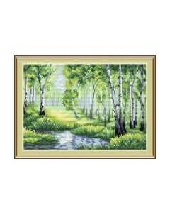 Набор для вышивания У лесного озера / М-031м М.п.студия