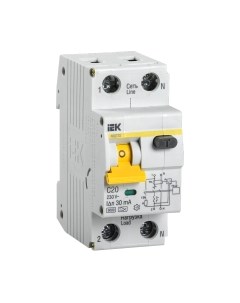 Дифференциальный автомат IEK АВДТ 32 C20 / MAD22-5-020-C-30 Iek