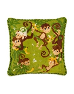 Набор для вышивания Подушка Джунгли / 1534 Риолис