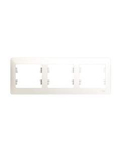 Рамка для выключателей и розеток Systeme (Schneider) Electric Glossa GSL000603 Systeme (schneider) electric