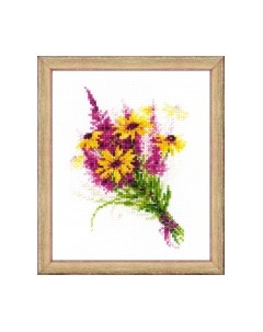 Набор для вышивания Букетик с рудбекией / 1577 Риолис