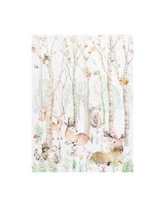 Фотообои листовые Vimala Лесные звери