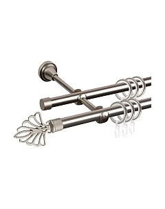 Карниз для штор АС ФОРОС Grace D16Г/16Г составной + наконечники Веер Ас форос