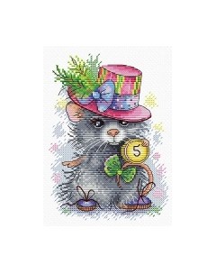 Набор для вышивания Денежный мышонок / М-429М М.п.студия