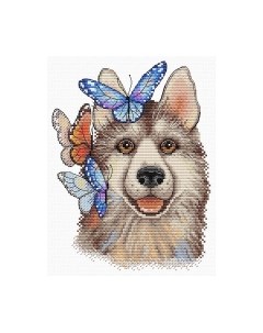 Набор для вышивания Хаски / М-505М М.п.студия